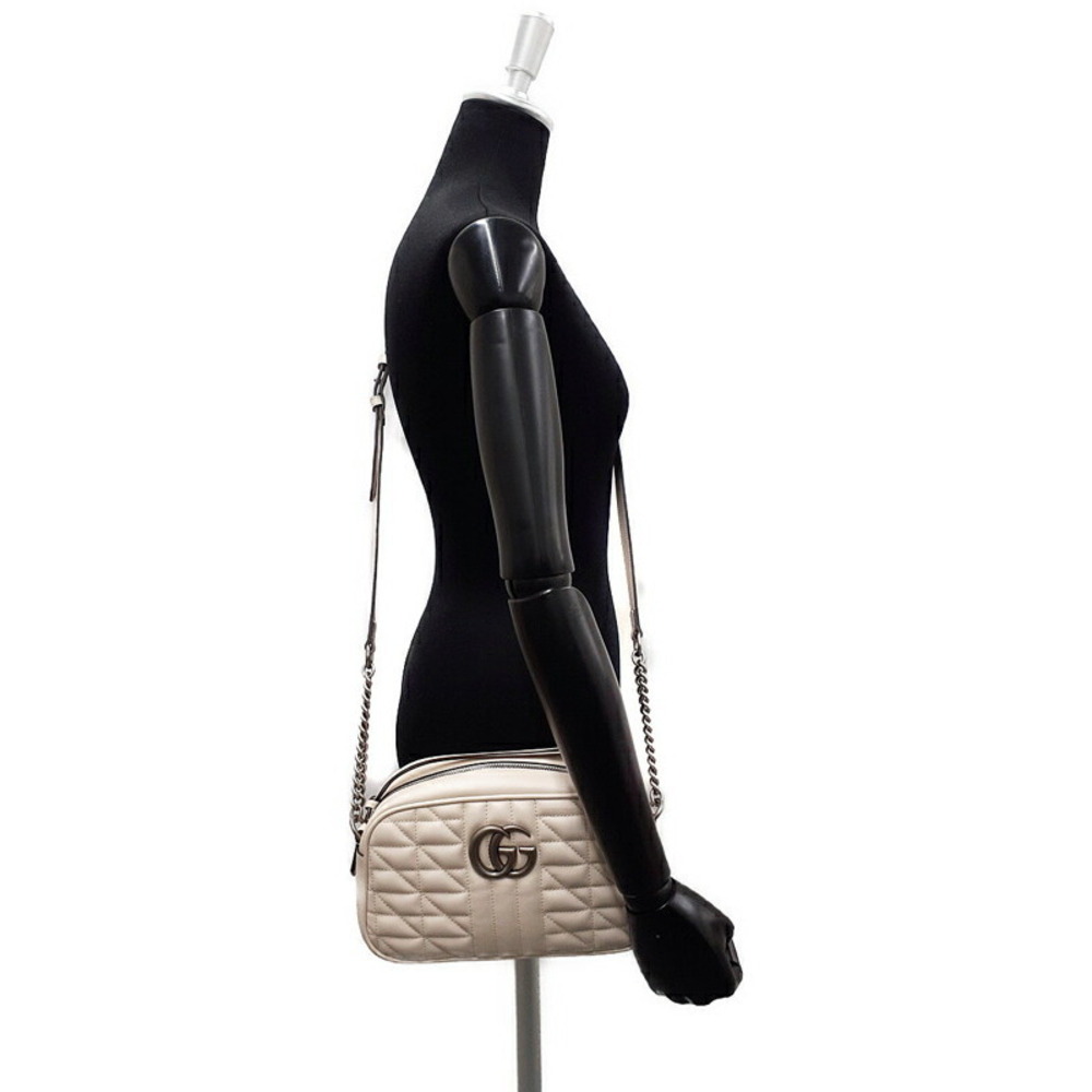 Gucci Shoulder Bag Quilted GG Marmont - Picture 9 of 9